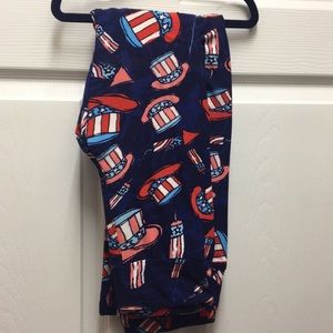 Lularoe 4th of July leggings